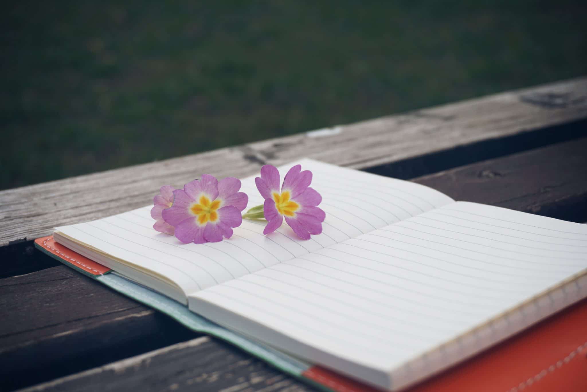 Notebook staying organized in business school
