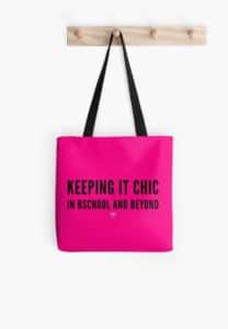 MBAchic 1,000 Followers on Instagram Giveaway Gift: MBAchic keeping it chic in bschool and beyond tote