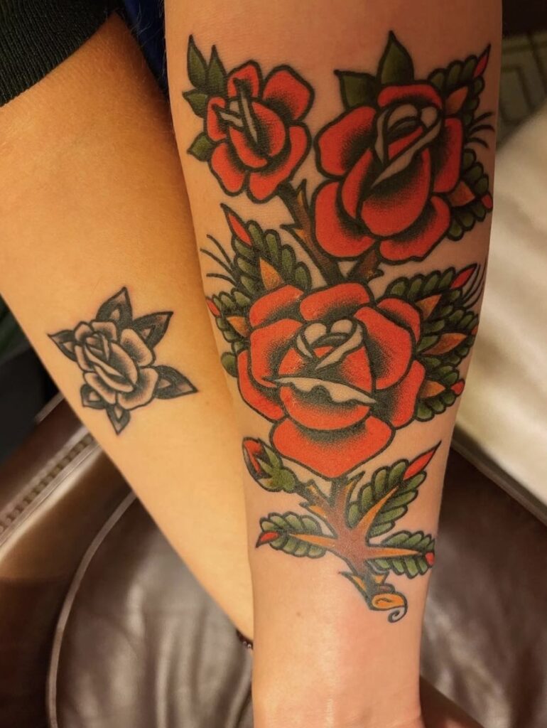 The Stokers got matching tattoos honoring their fertility journey