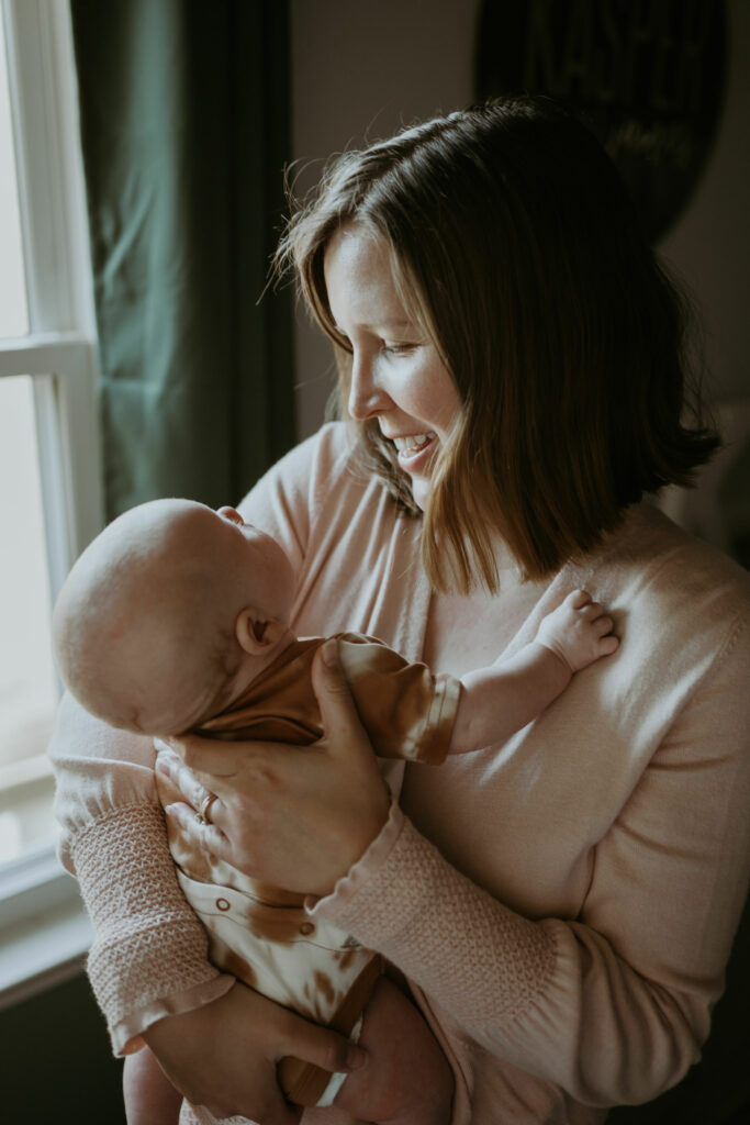 Allison and her newborn baby